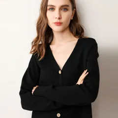 ☆ ブラック ☆ L ☆ ロングカーディガン レディース 体型カバー かわいい myc023 ロングカーディガン レディース 秋冬 カーディガン 長袖 薄手 ロング ニット 上品 ゆったり おしゃれ お洒落 きれいめ かわいい 可愛い カジュアル 春 秋 冬