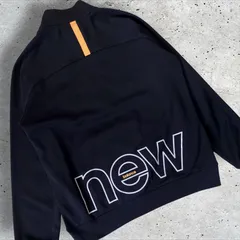極美品 new balance golf ドッキングジャケット モックネック ハーフジップ ジャージ素材 ブラック