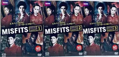 【中古】《ケースなし》MISFITS ミスフィッツ 全3巻セット s25293【レンタル専用DVD】