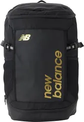 リュック [ニューバランス] トップローディングバックパック V2 ベーシック35L (LAB55614) 通学 スクール 部活 ビジネス 通勤 大容量 撥水 はっ水 黒 シューズ収納 軽量 PC収納 A4収納可能