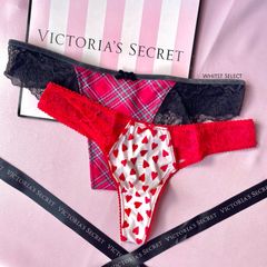 【サイズS】【2枚】レースソング Victoria's Secret