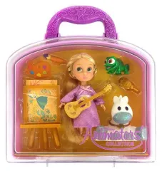 【中古】ドール ラプンツェル ミニドールプレイセット 「塔の上のラプンツェル」 ディズニー アニメーターズコレクションドール ディズニーストア限定