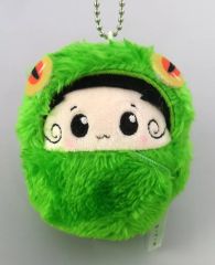 [중고] 봉제인형 마스코트 봉제인형 배지 리본 [가정교사 히트맨 REBORN! 쿠루미타피누이 POP UPver.]