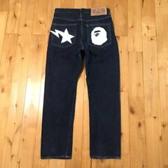パンツ ☆激レア☆ APE 大猿 カモ デニム ショーツ ハーフパンツ S