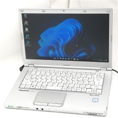 激安 中古美品 Wi-Fi有 Panasonic ノートパソコン LX6RDGVS 第7世代 Core i5 8GB 高速SSD DVD 無線 Bluetooth カメラ Win11Pro64bit Office