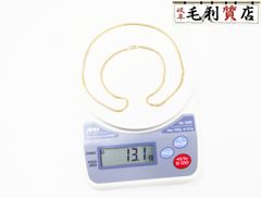 K18 キヘイ 喜平 ネックレス 6面ダブル 13.1ｇ 6メンダブル 18金 イエローゴールド 750 YG 【中古】 ジュエリー