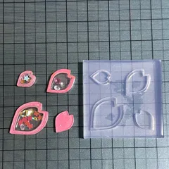 桜の花びらミニシェイカー【シェイカーシリコンモールド型】