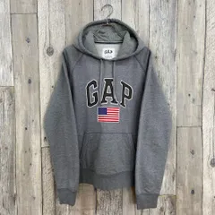OLD GAP 00s ギャップ 星条旗 ラグラン スウェット パーカー L