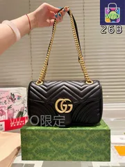 【今日特価】Gucci Marmont Mirror Pouch ～グッチ マーモント ミラー ポーチ～-WTO輸入2