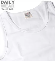 AVIREX アヴィレックス RIB TANK TOP ホワイト / DAILY リブ タンクトップ / デイリーウェア 新品 アビレックス 白