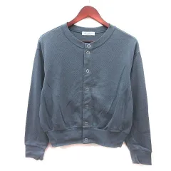 ユナイテッドアローズ A DAY IN THE LIFE UNITED ARROWS カーディガン サーマル オーバーサイズ 長袖 グレー /MS