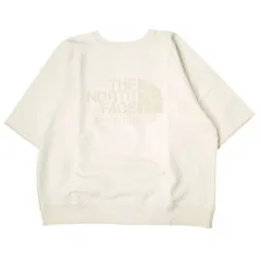 新品 THE NORTH FACE PURPLE LABEL ザ・ノースフェイス パープルレーベル 10oz H/S Crew Neck Sweat インレー裏毛 ハーフスリーブクルーネックスウェット NT6101N WOMAN'S M Ivory