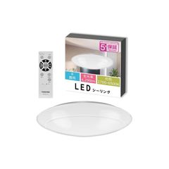 【節電】東芝 LEDシーリングライト[日本製] 調光・調色タイプ 8畳(日本照明工業会基準)4299lm シンプル しっかり明るい キレイに光る LED常夜灯 おやすみタイマー リモコン付き NLEH08027E-LC