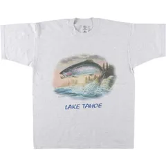 古着 魚柄 アニマルTシャツ メンズL相当 ヴィンテージ/eaa544146
