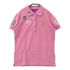 BEAMS GOLF ゴルフウェア ポロシャツ ピンク 日本製 L - メルカリ