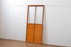 ▼現状販売▼ 引き戸1枚 レトロ建具 昭和レトロ モールガラス ガラス戸 4～7営業日前後で発送(※修理加工希望の方3ヶ月程で発送) R-064588