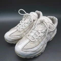 ◇ NIKE ナイキ AIR MAX 95 307960-108 ローカット スニーカー サイズ24 ホワイト レディース E  【1309040066519】