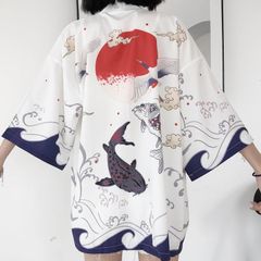 和柄　法被　お揃い　カップル　ユニセックス　祭り　花火