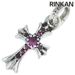 クロムハーツ CRS BBYFAT P/RUB/ベイビーファット PAVEルビー/チャーム/シルバーネックレストップ メンズのサムネイル
