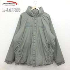 【Deadstock】U.S.ARMY ECWCS GEN III LEVEL7 PRIMALOFT PARKA アメリカ軍 プリマロフト パーカー ミリタリー 中綿 無地 グレー サイズ：LARGE-LONG デッドストック