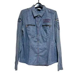 ☆美品☆ ハーレーダビッドソン デニムシャツ XL Harley-Davidson デニムシャツ L