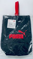 [在庫限り] キルトシューズバッグ　ブラック×レッド　pm127-BK　4901478130175　メーカー廃番品　PUMA