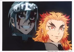 【中古】キャラカード 宇髄天元＆煉獄杏寿郎(流血/杏寿郎影) 「鬼滅の刃 遊郭編×ufotable Cafe×マチ★アソビCAFE 場面写ランダムブロマイドくじ 第八話」