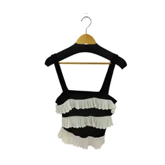 ザラ ZARA フリル付きニットトップス レディース  S
