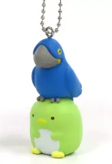 【中古】キーホルダー スミレコンゴウインコとぺんぎん？ 「すみっコぐらしと東山動植物園のいきものたち マスコットボールチェーン」
