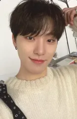 【中古】コレクションカード(男性) SEVENTEEN/DINO(ディノ)/裏面オレンジ・ベージュ・ペンキ/CD「Face the Sun」(CARAT VER.)封入特典フォトカード