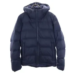 ユニクロ シームレス ダウンパーカー M ネイビー系 UNIQLO ジャケット メンズ