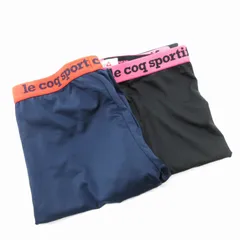 ルコックスポルティフ le coq sportif レギンス 2点セット まとめて イージーパンツ ロゴ S 黒 ブラック 紺 ネイビー /FFのサムネイル