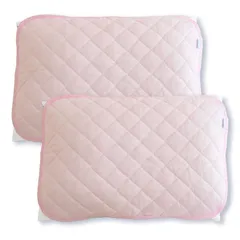 【特価商品】シルフィーズ 枕パッド 冷感 2枚セット ピンクリバーシブル 43×63cm タオル地 綿 オールシーズン クール ひんやり おしゃれ かわいい 接触冷感 パイル ゴム