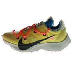 NIKE (ナイキ) ×OFF-WHITE WMNS VAPOR STREET YELLOW ヴェイパー ストリート ローカットスニーカー イエロー US7/24cm CD8178-700