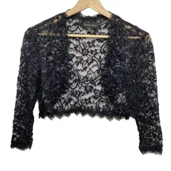 【極美品】タダシショージ ボレロ ワンピース タダシ ショージ TADASHI SHOJI 白レース 半袖 フレアー