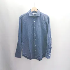 ◇ ⊂◎ BEAMS HEART ビームス ハート 綿 長袖 シャツ サイズM ネイビー メンズ E  【1503060026946】