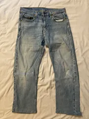 Levi’s 513 スリムストレート デニムパンツ W31 L30 ライトブルー USAライン ヴィンテージ