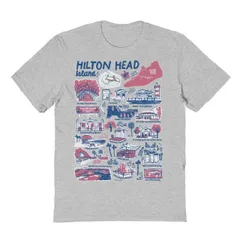 【送料無料】 ライセンス キャラクター メンズ Tシャツ トップス Men's Hilton Head Graphic Tee Sport Gray