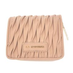 美品 LA BAGAGERIE ラバガジェリー  財布   ピンク レザー レディース 　240001139350