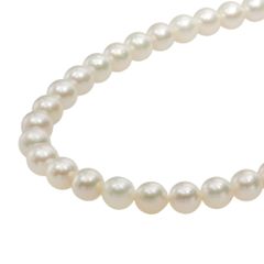 【本物保証】 鑑付 超美品 ネックレス 約39.3g シルバー環 アコヤパール 約8.0～8.5ミリ あこや真珠 冠婚葬祭 ノーブランド No brand