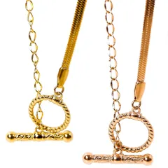 ハワイアンジュエリー マンテル スネーク チェーン ネックレス サージカルステンレス