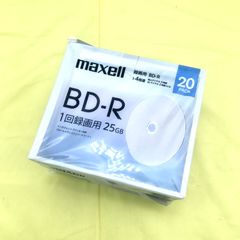 【未使用品】マクセル　録画用ブルーレイディスクBD-R 20枚　BRV25WPE.20SBC DT 0704ML024 0120240528102586