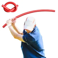 AZNABLE ゴルフ 練習 スイング 練習器具 素振り スティック トレーニング すぶり棒 ゴルフ用品 (レッド) [レッド]のサムネイル