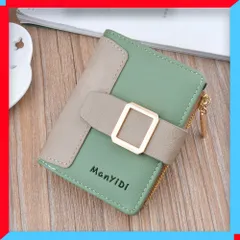 新品 ミニ財布 レディース 二つ折り財布 配色 合皮 セカンド財布 折りたたみ財布 可愛い 韓国 安い【送料無料】