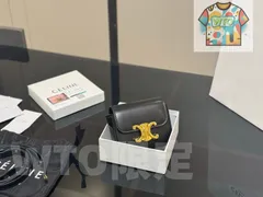 【今日WTO】Celine ミニコインポーチ（牛皮）Cute Design-WTO輸入-MKH63