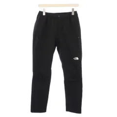ザノースフェイス THE NORTH FACE alpine light pant アルパインライトパンツ スラックス ジップフライ ストレッチ ロゴ プリント L 黒 ブラック NBW32210 /BB