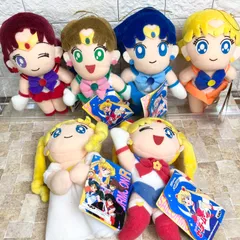【コンプ】美少女戦士セーラームーンR  とるとるキャッチャー ぬいぐるみ 全６種 コンプリートセット ゲーム景品 プライズ 当時物