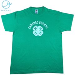 ✨激レア✨フルーツオブザルーム 4Hクラブ Tシャツ USA古着 カマルゴ XL 緑