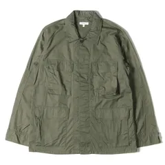 Engineered Garments エンジニアドガーメンツ ジャケット ジャングル ファティーグ コットン サテン ミリタリー シャツジャケット カーキ S ブランド アメリカ製 アウター ブルゾン カジュアルのサムネイル