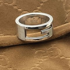 Gucci グッチ Gロゴ リング シルバー925 9号